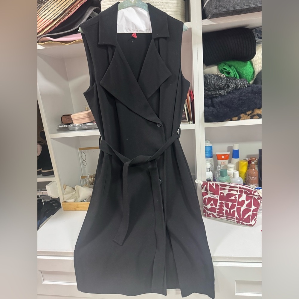 STATE Black Sleeveless Trench Dress / Vest (Size M) ✨ - Picture 2 of 4
